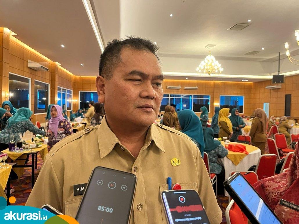 Kepala Dinas Ketapangtani Samarinda, Muhammad Darhan saat menghadiri Festival Pangan B2SA dalam upaya diversifikasi pangan pengganti beras. (Dhion/Akurasi.id)