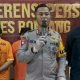 Saat press release Kapolres Bontang, AKBP Alex Frestian Lumban Tobing menerangkan kasus penangkapan pengedar asal Kutim. (Dwi Kurniawan Nugroho / akurasi.id)