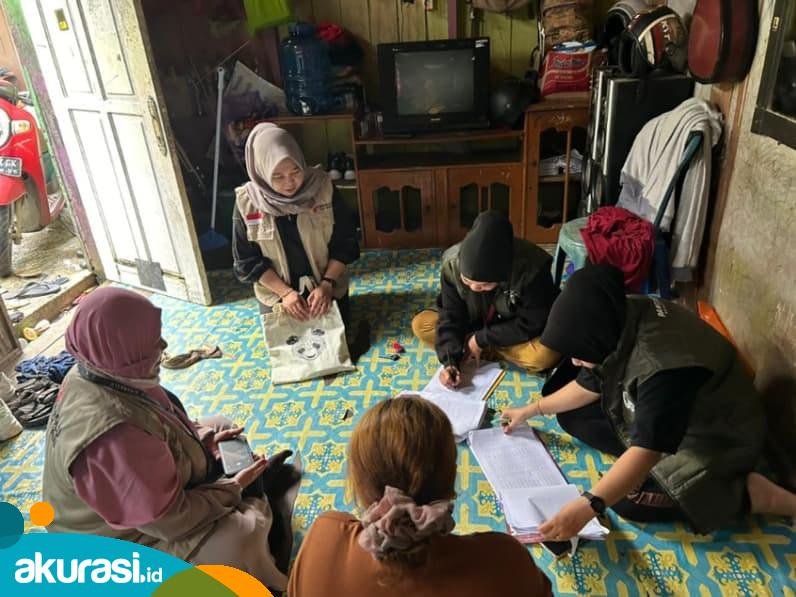 Contoh proses coklit yang dilakukan Pantarlih. (Istimewa)