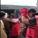 Momen ketika MR sebagai PPK, DL selaku PPTK, dan J selaku pelaksana kegiatan diamankan Kejari Kutim. (istimewa)