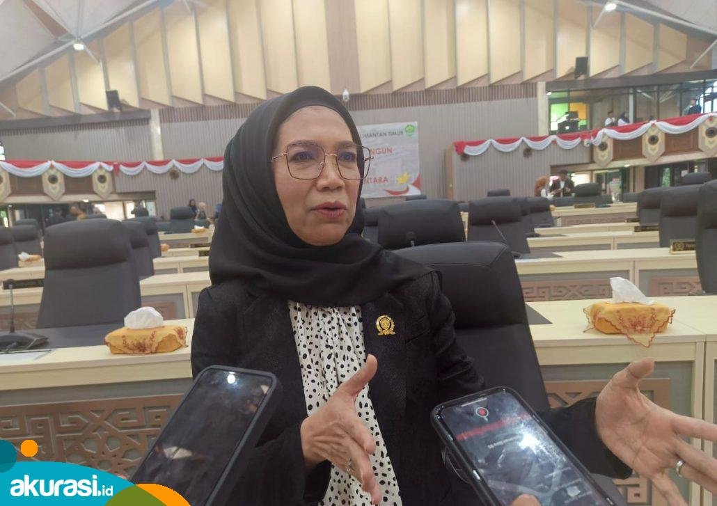 Wakil Ketua 1 Dewan Pimpinan Daerah (DPD) Partai Demokrat Kaltim, Puji Setyowati. (Muhammad Zulkifli/Akurasi.id)