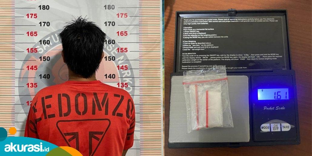 Pengedar Narkoba Ditangkap di Marangkayu, 1,61 Gram Barang Bukti Diamankan