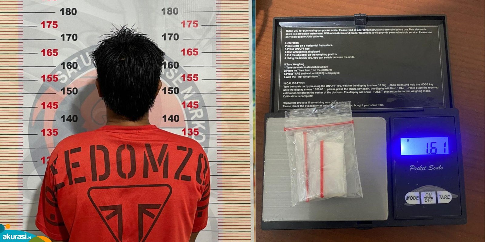 Pengedar Narkoba Ditangkap di Marangkayu, 1,61 Gram Barang Bukti Diamankan