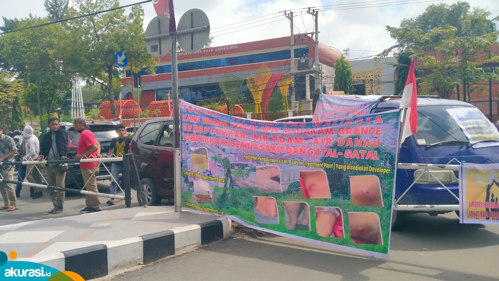 Konsumsi Air Kotor Sejak 2018, Warga Perum New Mahakam Grande Samarinda Tuntut Air Bersih