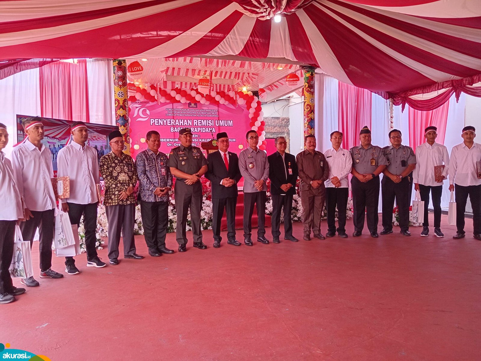 Ribuan Narapidana di Kaltim Dapat Remisi HUT ke-79 RI