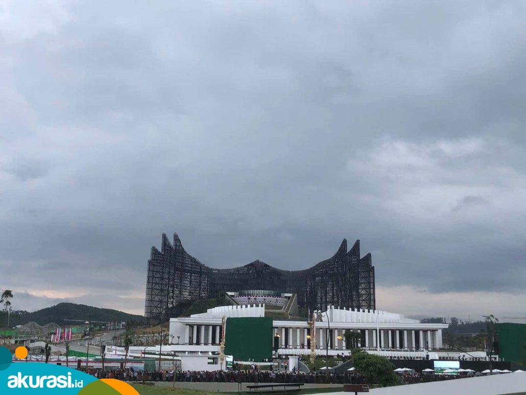 HUT ke-79 RI Dimulai, Cuaca Mendung Menyelimuti IKN