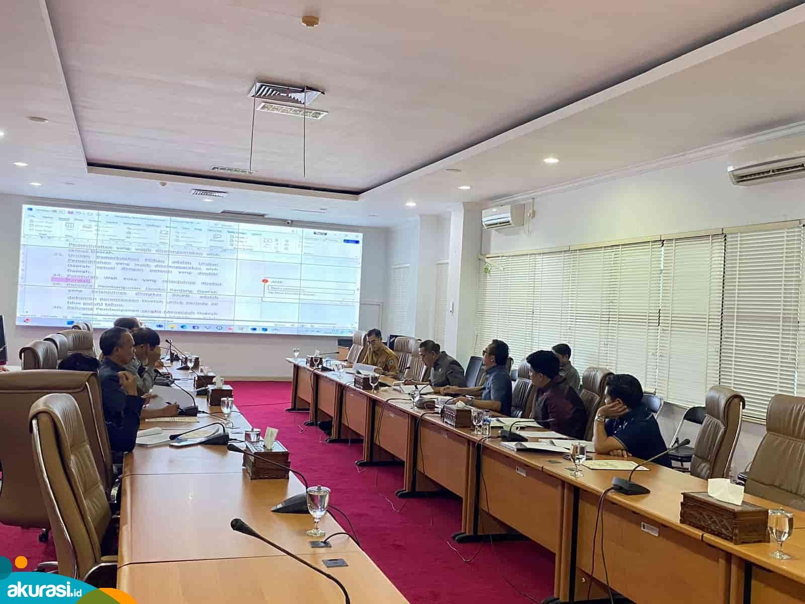 Pansus Tatib DPRD Bontang Gelar Rapat Kerja, Ada Usulan Perubahan Nama Komisi