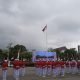 Di Bawah Rintik Hujan, Sang Saka Merah Putih Tetap Berkibar di Langit Samarinda