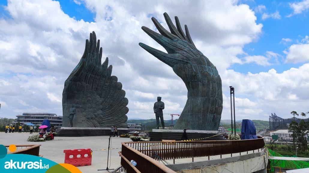 Renungan Suci di Taman Kusuma Bangsa IKN, Jokowi Didampingi Iriana dan Prabowo