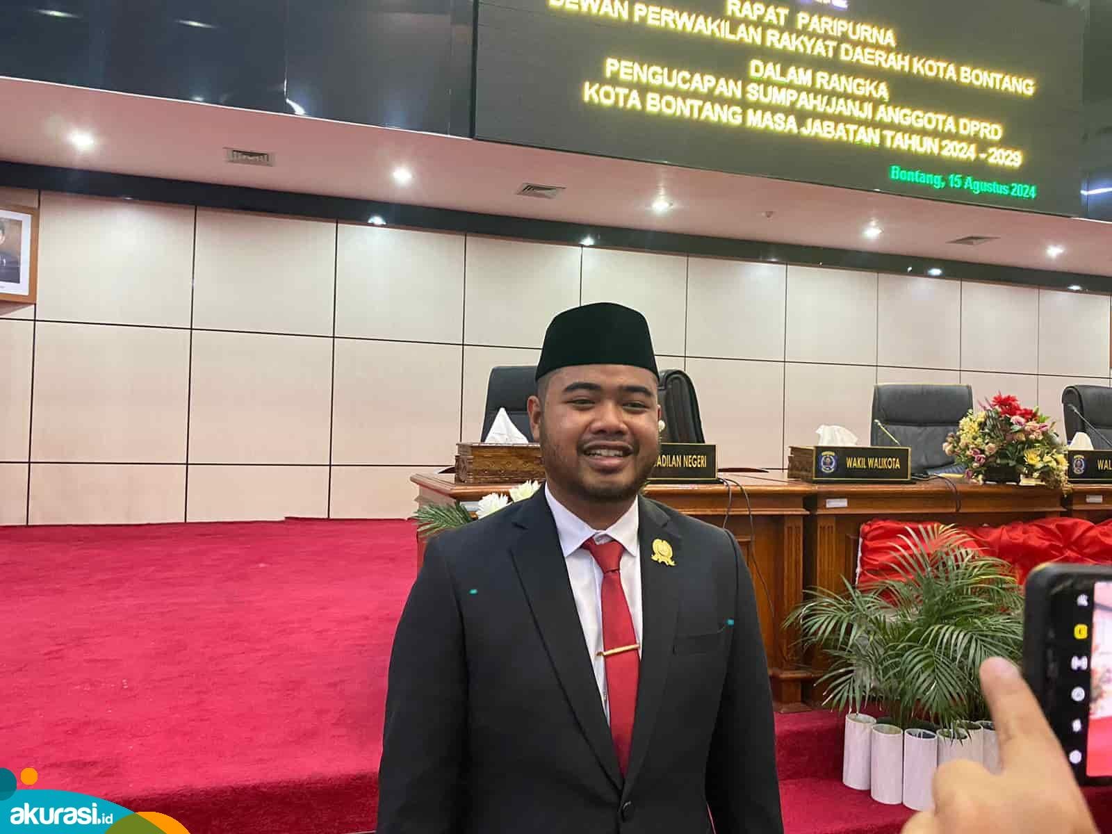Resmi Jadi Anggota Dewan, Alfin Fokus Permasalahan Infrastruktur dan Perda Pemuda
