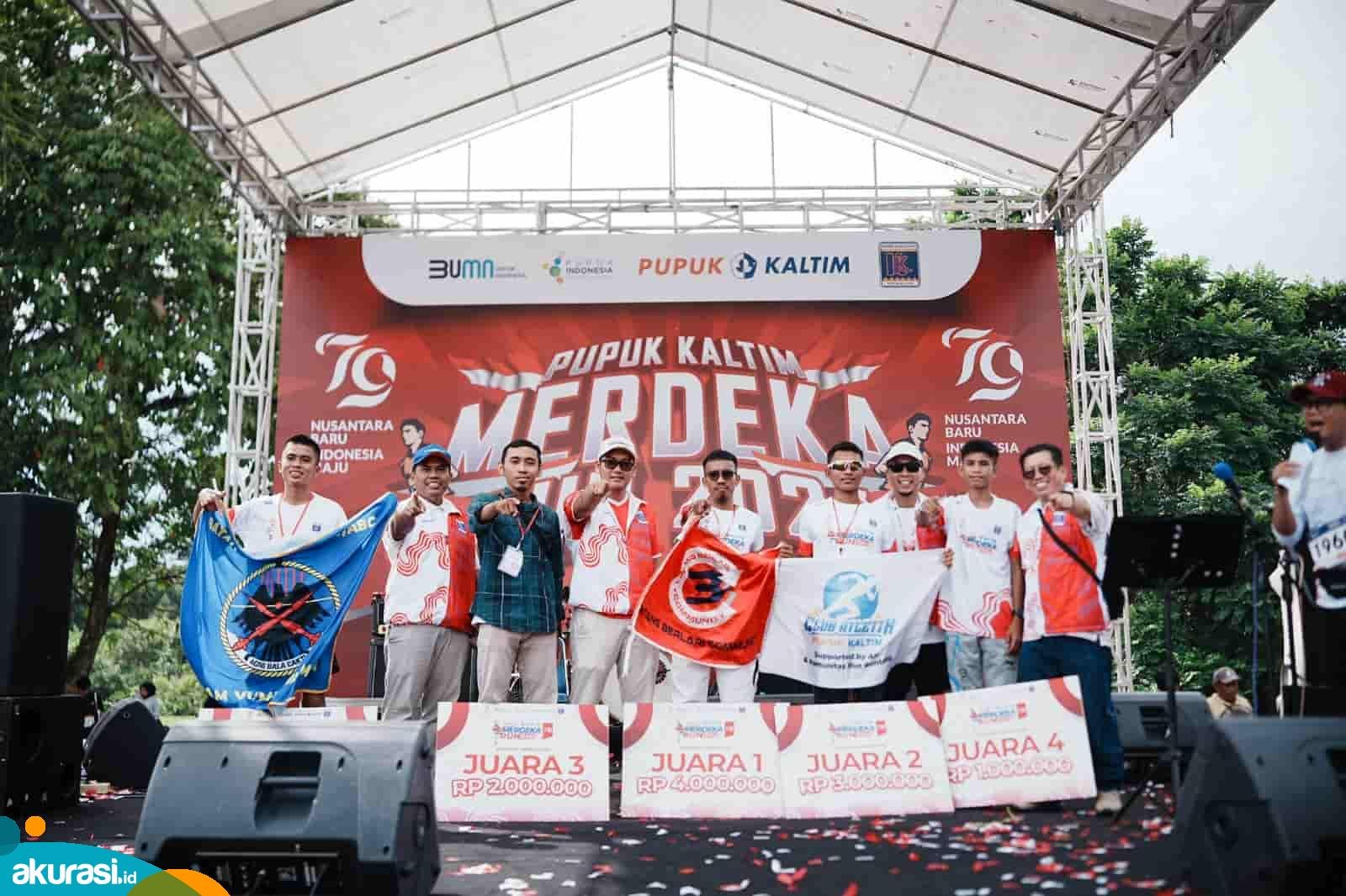 Tempuh Jarak 7,9 KM, Dua Ribu Pelari Meriahkan Pupuk Kaltim Merdeka Run 2024