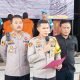 Konferensi pers Polresta Samarinda terkait kasus pengerusakan dan pemukulan, Rabu (14/8/2024). (Dhion/Akurasi.id)