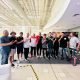 Kontingen Persatuan Wartawan Indonesia (PWI) Kaltim meraih medali emas pertama pada Pekan Olahraga Wartawan Nasional (Porwanas) XIV di Banjarmasin, Kalimantan Selatan. (ist)