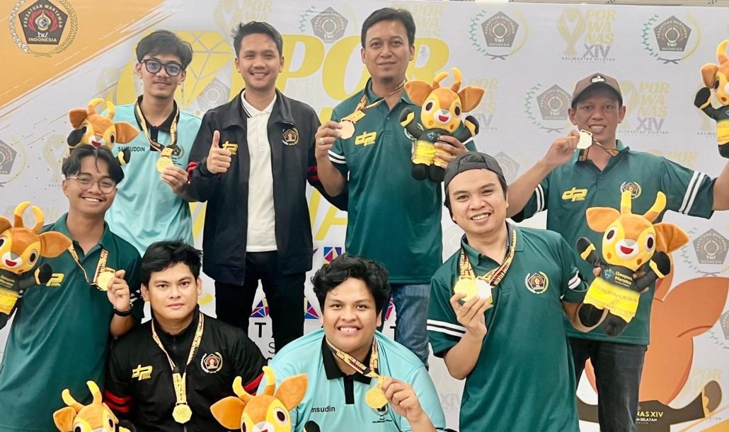 Tim Esport Kaltim di Porwanas Kalsel diperkuat Syamsuddin, Edi Akbar, Syahruddin, Muhammad Aril Syahrulsyah, dan Felanans G Moestari, berhasil memuncaki klasemen dengan 93 poin. (ist)