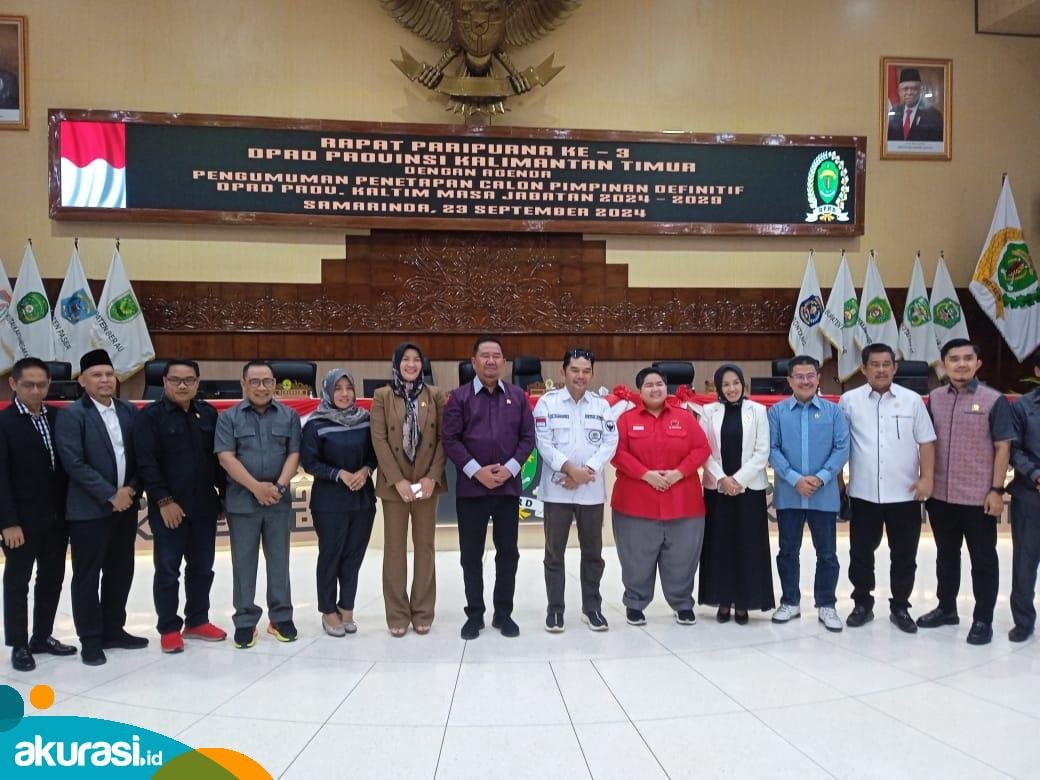 Hasanuddin Mas'ud Kembali Pimpin DPRD Kaltim, Gerindra, PDIP, PKB Amankan Kursi Wakil