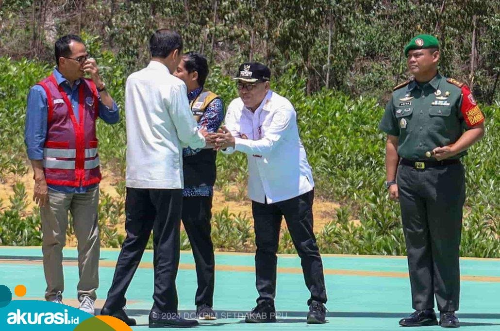 Agenda Pertemuan Pejabat TNI dan Polri, Pj Bupati PPU Sambut Kedatangan Rombongan Presiden di IKN
