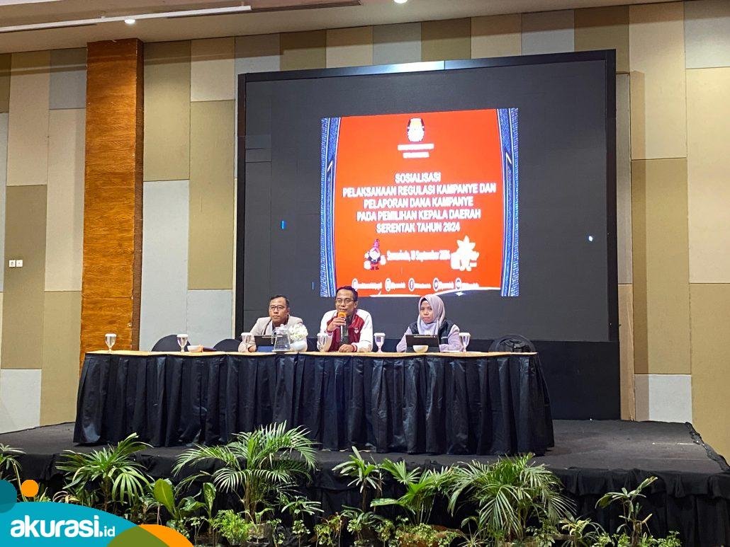 KPU Samarinda Sosialisasikan Soal Dana Kampanye kepada Parpol Pengusung Andi Harun-Saefuddin Zuhri