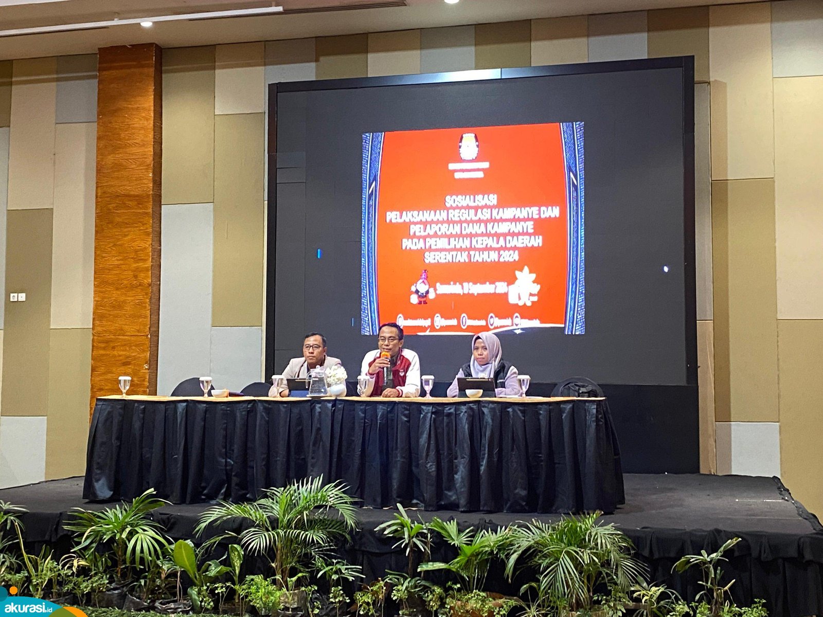 KPU Samarinda Sosialisasikan Soal Dana Kampanye kepada Parpol Pengusung Andi Harun-Saefuddin Zuhri