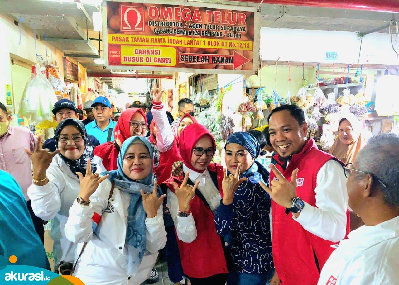 Umbar Janji ke Pedagang, Najirah-Aswar Ingin Benahi Pasar Tamrin