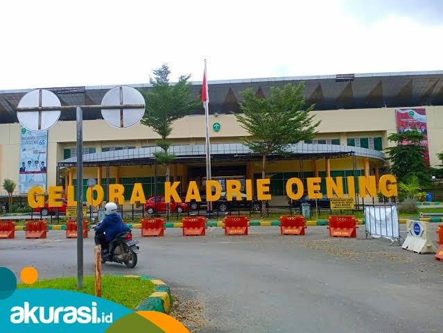 Seluruh fasilitas olahraga di Gelora Kadrie Oening tidak dapat digunakan selama perhelatan Musabaqah Tilawatil Quran (MTQ) Nasional. (Yasinta Erikania Daniartie/Akurasi.id)