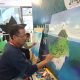 Pameran kaligrafi internasional MTQN ke-XXX di Kaltim. (Yasinta Erikania Daniartie/Akurasi.id)