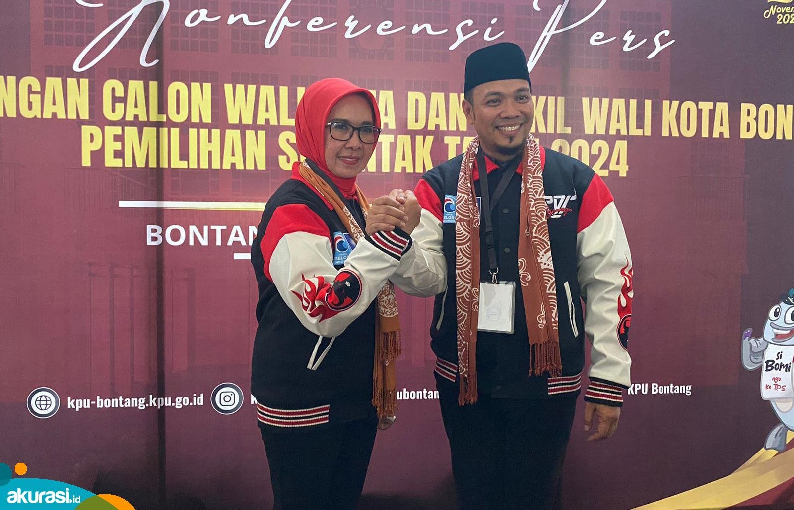 Paslon Wali Kota dan Wakil Wali Kota Bontang Najirah-Muhammad Aswar. (Istimewa)