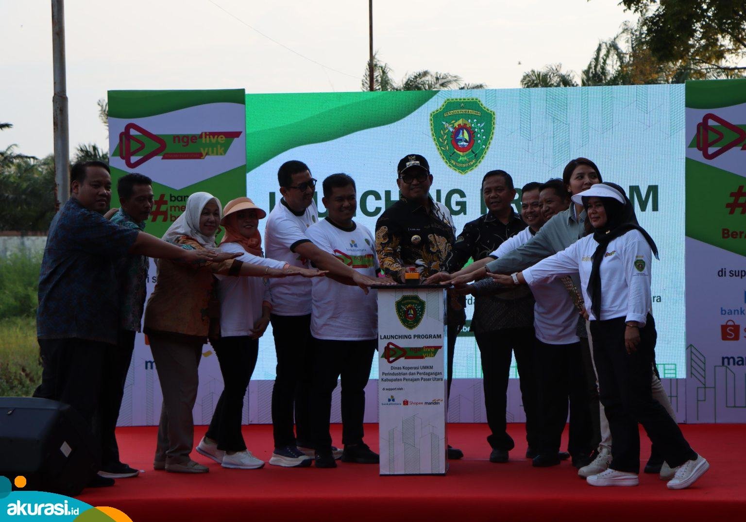 Pemkab PPU Launching “Ngelive Yuk”: Program UMKM untuk Go Digital