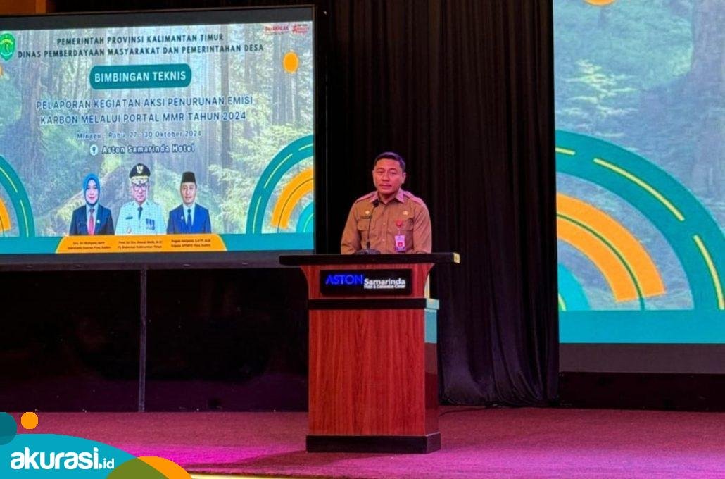 Aksi Penurunan Emisi Karbon Kaltim Diakui Bank Dunia, DPMPD Ajarkan Pemdes Cara Buat Laporan