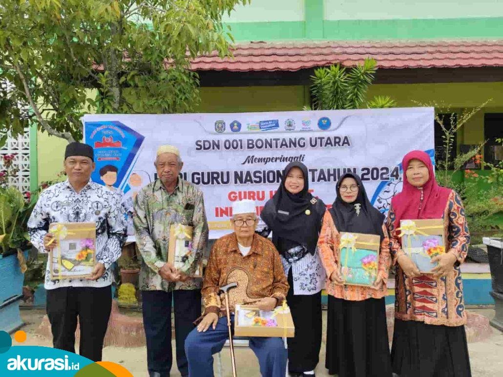 SDN 001 Bontang Utara Rayakan Hari Guru Nasional ke-79 dengan Pemberian Tali Asih