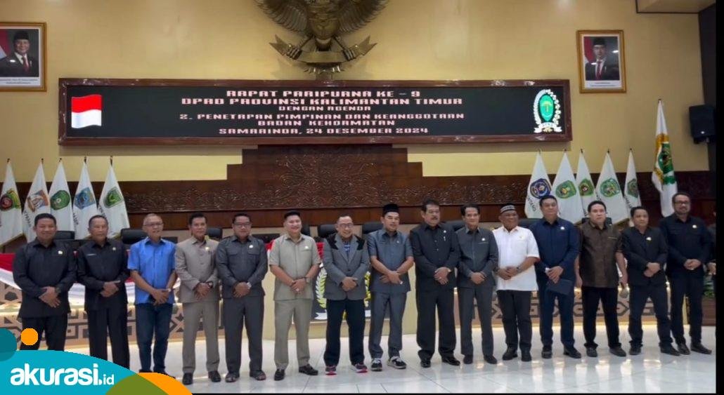 Nama Pimpinan dan Anggota DPRD Kaltim 2024-2029