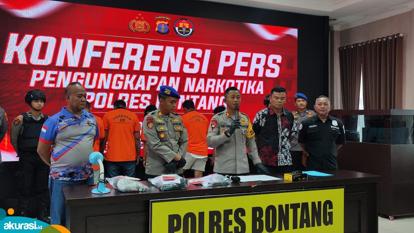 Niat Angkut 255 Gram Sabu ke Kutai Timur, Tiga Pengedar Diamankan di Jalan Poros