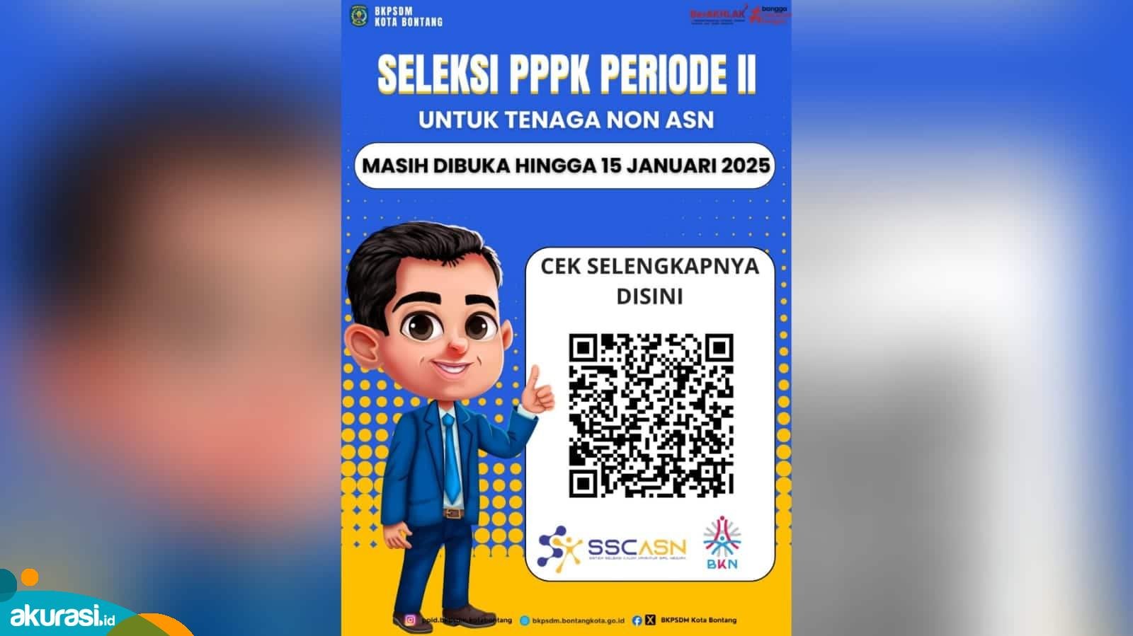 Jadwal Seleksi Pengadaan PPPK Pemkot Bontang 2024