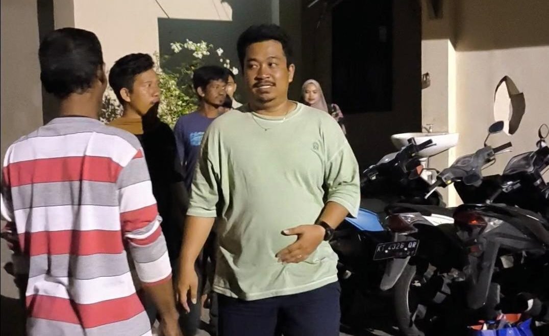Demonstran Nelayan Muara Badak
