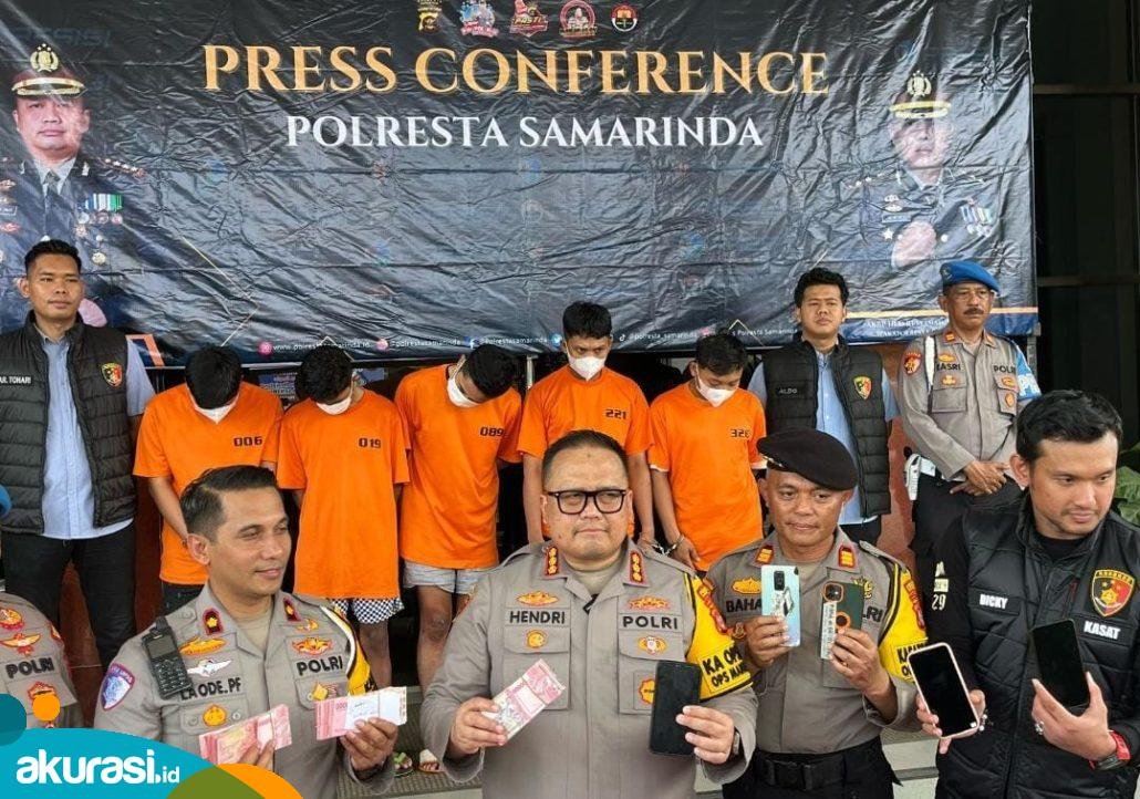 Balap Liar Samarinda, Polisi Sita Duit Taruhan Rp38 Juta