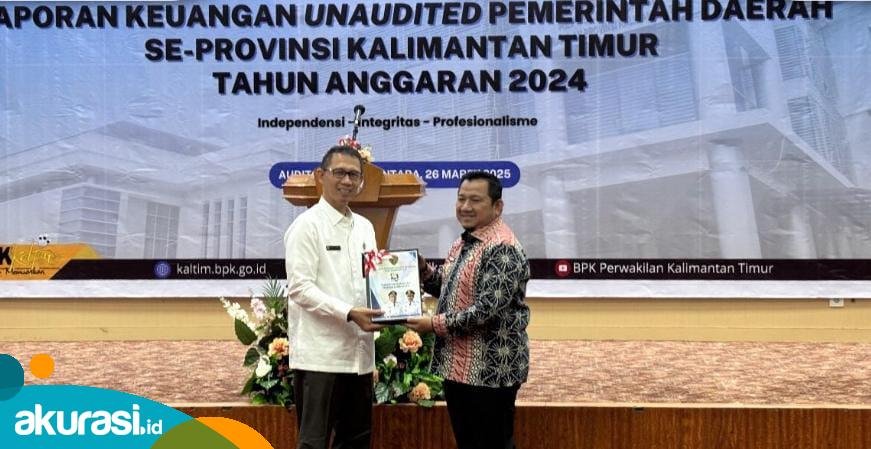 Pemkab PPU Serahkan LKPD Unaudited 2024