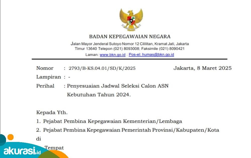 Edaran KemenpanRB dan BKN