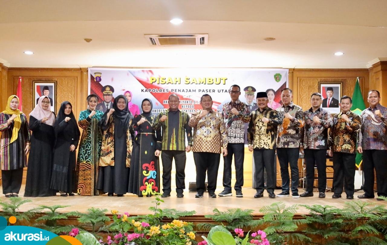 Hadiri Pisah Sambut Kapolres PPU, Bupati Mudyat Noor Sampaikan Ucapan Selamat