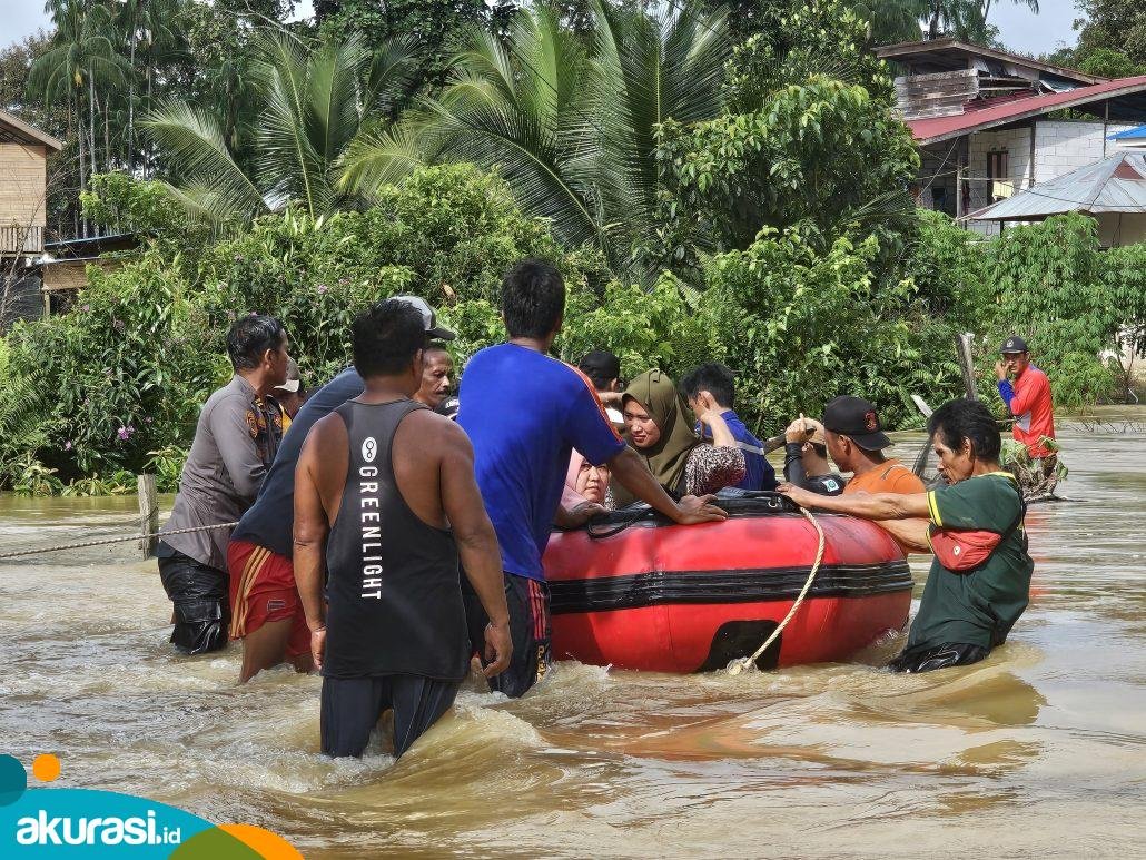 Banjir di Sepaku IKN