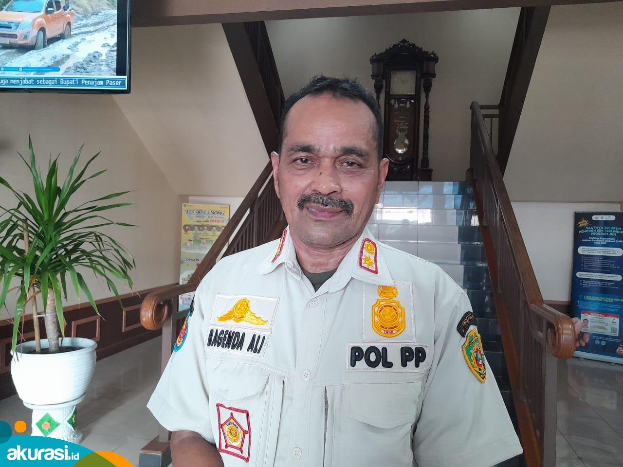 Satpol PP PPU Razia ASN Telat