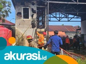 Gudang Barang Bekas Ludes Terbakar di PPU