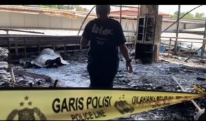 Kebakaran Dini Hari di RSUD AWS
