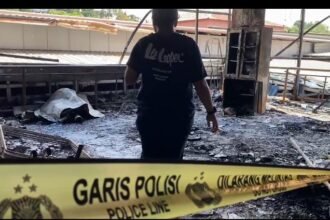 Kebakaran Dini Hari di RSUD AWS