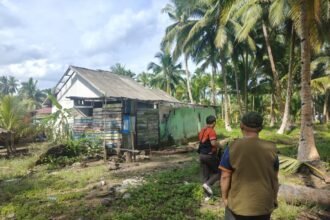 Angin Kencang di Tanjung Tengah