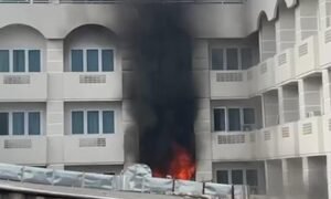 Hotel Bumi Senyiur Samarinda Terbakar