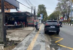 Marka Zigzag di Jalan Juanda