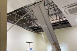 Plafon Gedung Rawat Inap RSUD RAPB PPU Ambruk
