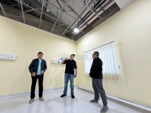 Pemasangan Sekat Gorden RSUD PPU