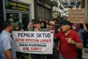 Pedagang Pemilik SKTUB Pasar Pagi