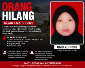 Warga Sangatta Hilang