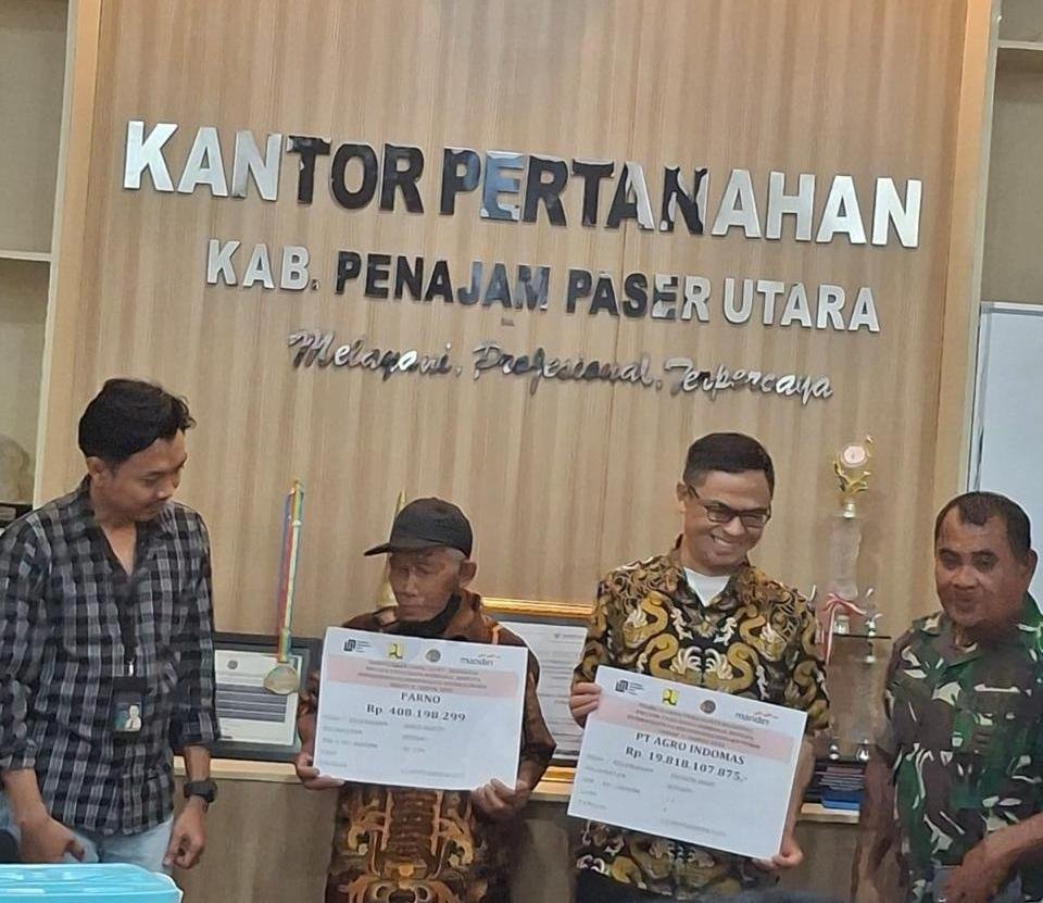 Ganti Rugi Lahan PT Agro Indomas